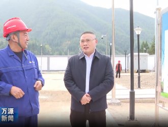 萬源市委書記蔣波檢查指導項目建設、 安全生產工作